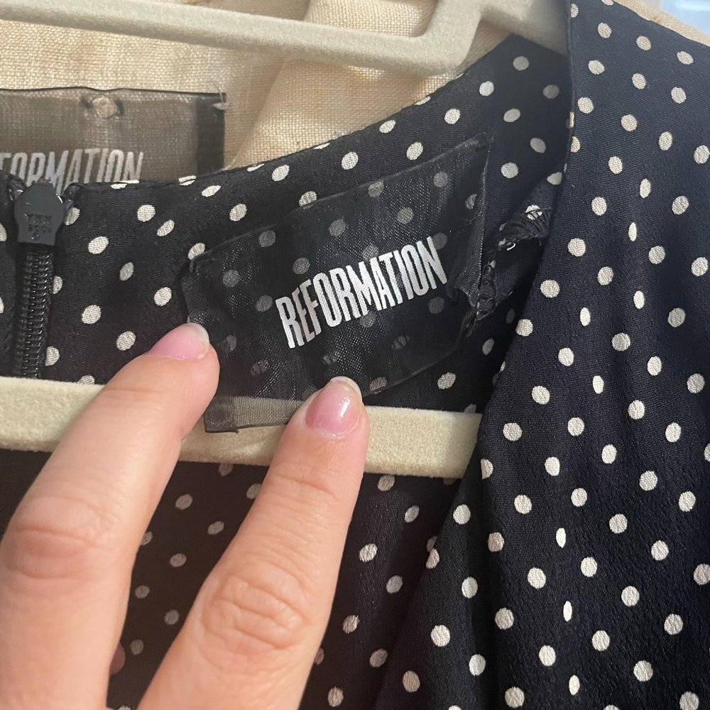 Reformation Polka Dot Dress - Picture 4 of 5